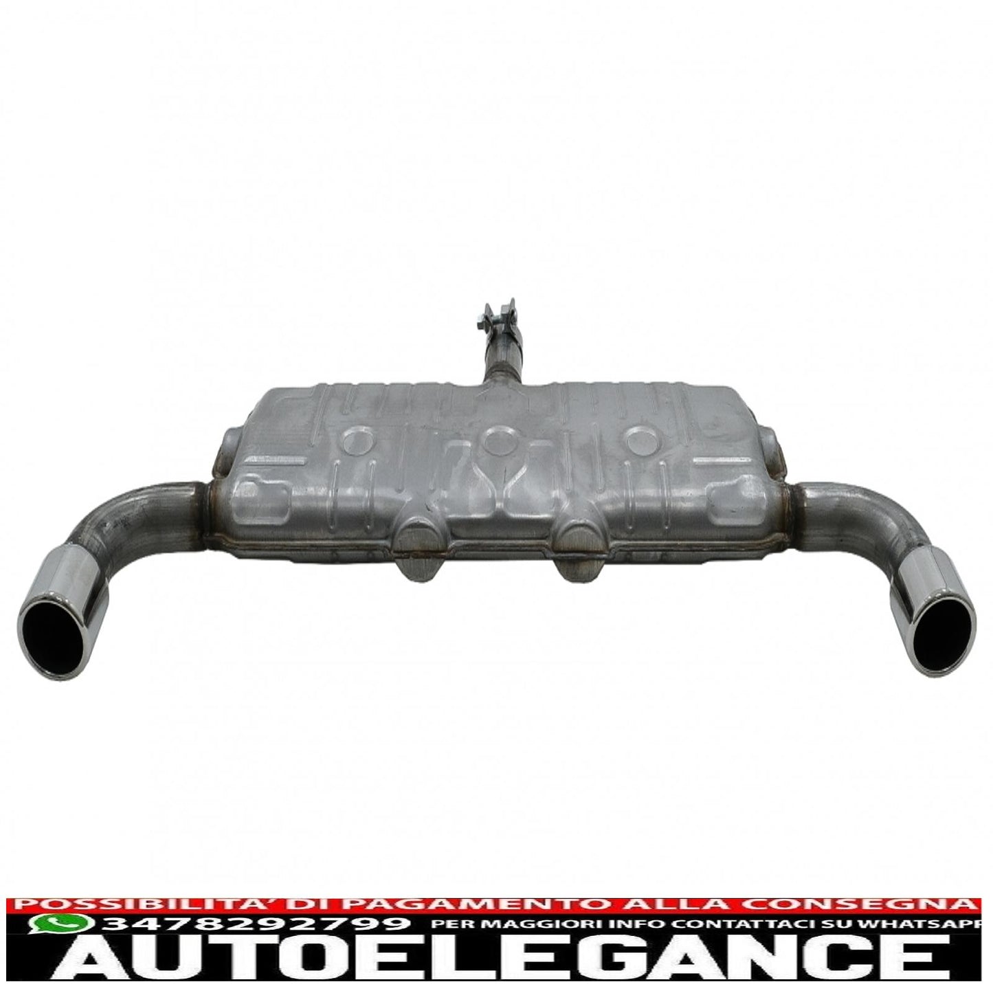 complete exhaust system suitable for vw golf 7 vii (2013-up) gti design