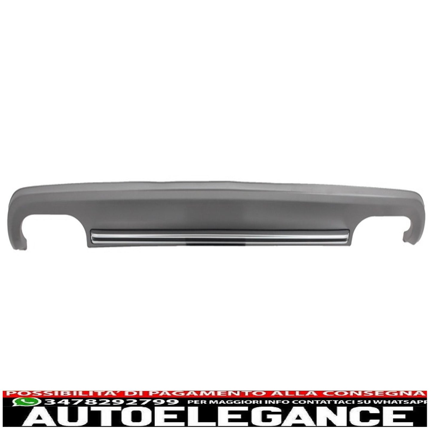Paraurti posteriore mantovana diffusore terminali di scarico terminali di scarico adatti per audi a5 8t 2 porte coupé cabriolet (2012-2015) s5 design
