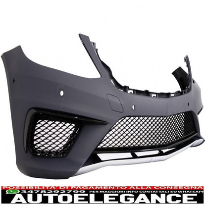 Body kit diffuser bumper suitable for mercedes s class w222 sport line package (2013-06.2017) exhaust muffler tips design s63 