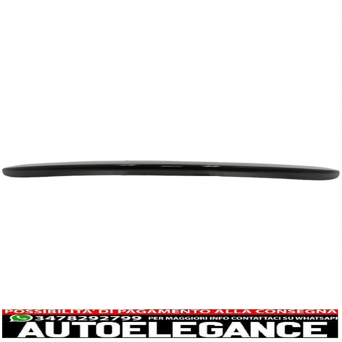 trunk spoiler with side decals vinyl sticker suitable for mercedes c class coupe c205 (2014-2019) piano black