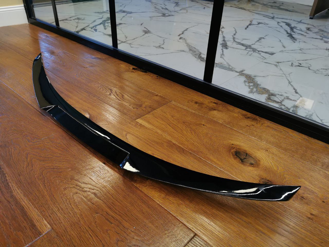 SPOILER ADATTO PER BMW SERIE 5 F10 LOOK M5 DESIGN NERO LUCIDO