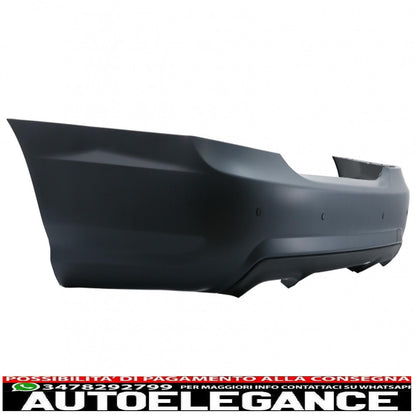 Rear bumper suitable for mercedes w221 s class (2005-2011) with exhaust tips 