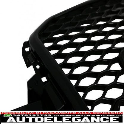 griglia anteriore adatta per audi q5 8r restyling (2012-2015) pianoforte nero