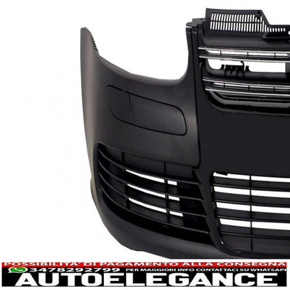 body kit suitable for vw golf 5 v r32 black gloss grille (2003-2007) with full exhaust system