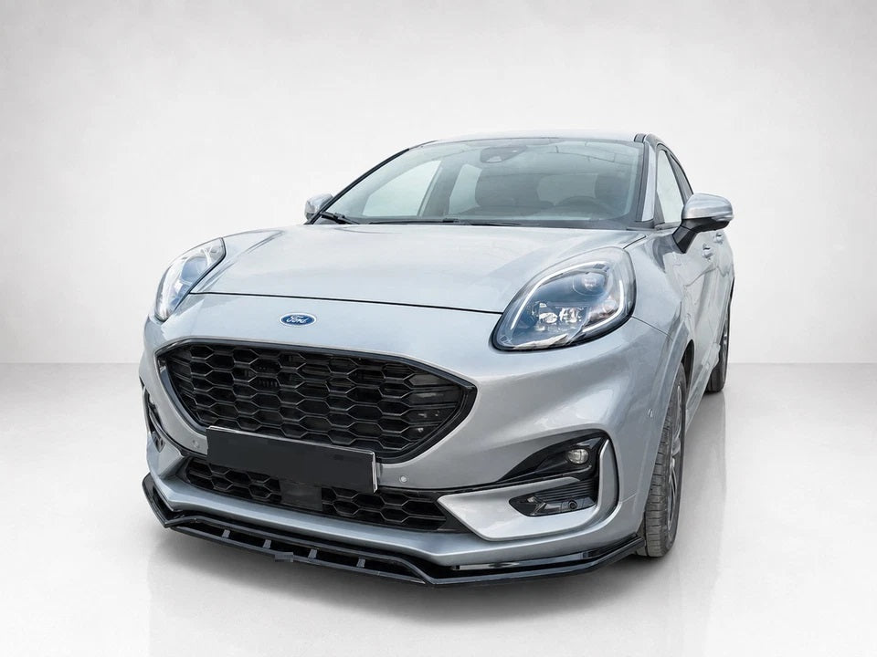 👉Splitter anteriore V.2 per Ford Puma ST-Line (2019-) ABS nero lucido👈