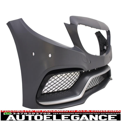 Complete body kit with front grille suitable for mercedes c-class w205 sedan (2014-2018) c63 a-design 