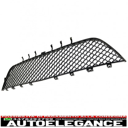 Front bumper lower center grille suitable for mercedes s class w222 (2013-2017) s63 piano black design 