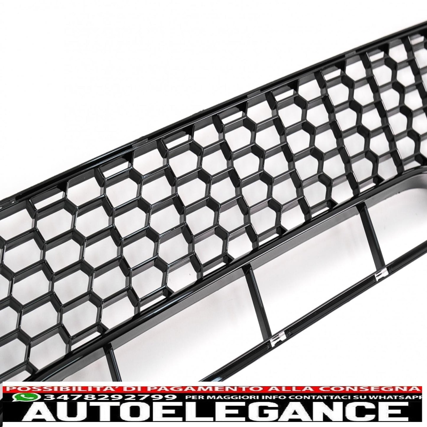 Lower center grille fit for bmw 5 series g30 g31 limousine touring (2017-2019) m5 bumper