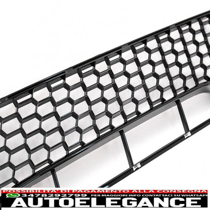Lower center grille fit for bmw 5 series g30 g31 limousine touring (2017-2019) m5 bumper