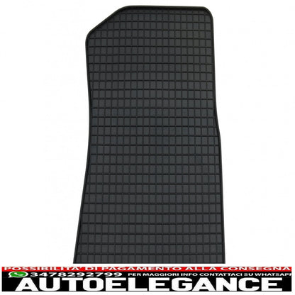 Black rubber mat suitable for bmw x3 f25 (2011-2017), x4 f26 (2014-2018)