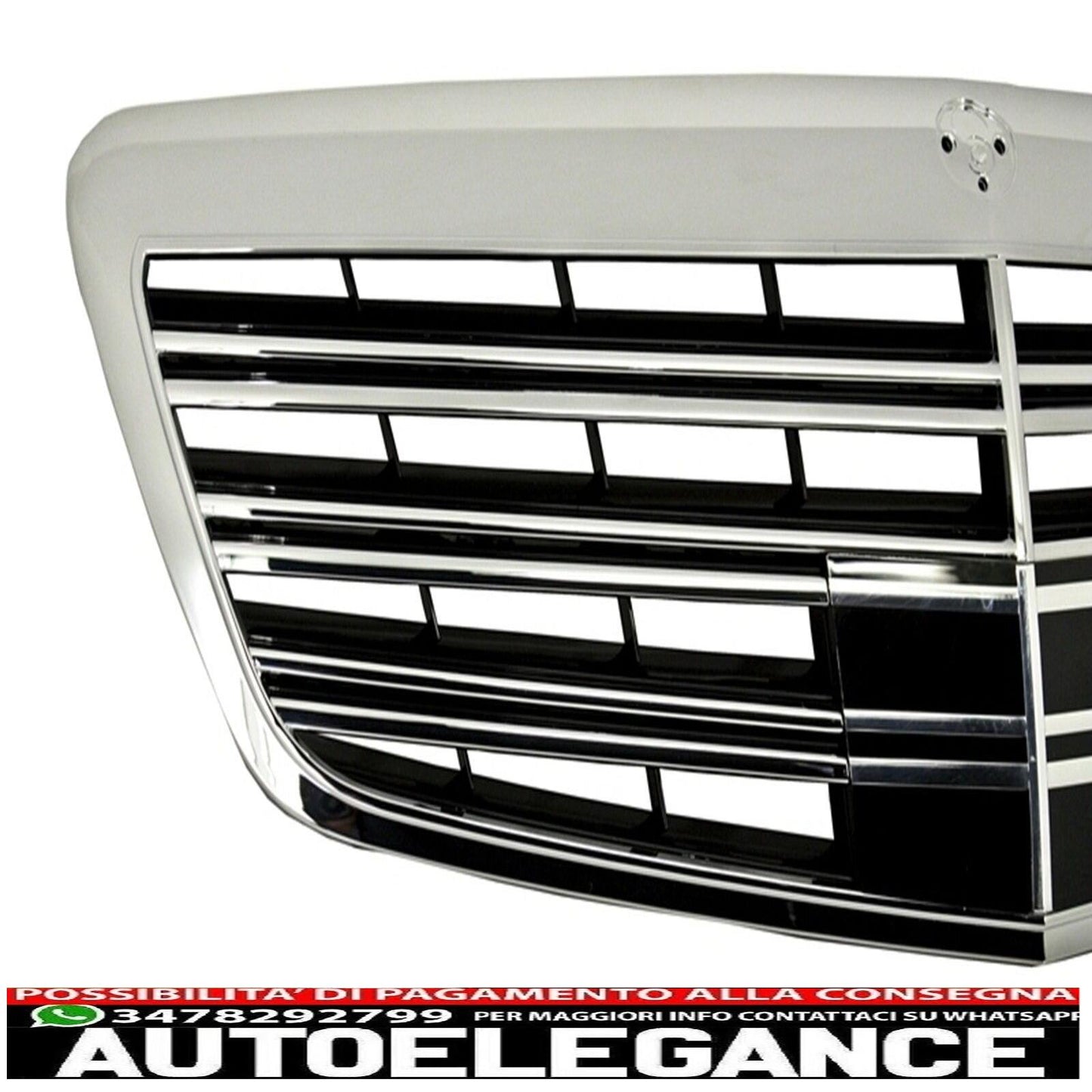 Griglia Anteriore per Mercedes W221 Classe S Facelift 2011-2013 S63 S65 Design-mostra il titolo originaleTesto originaleFront Grille for Mercedes W221 S-Class Facelift 2011-2013 S63 S65 Design