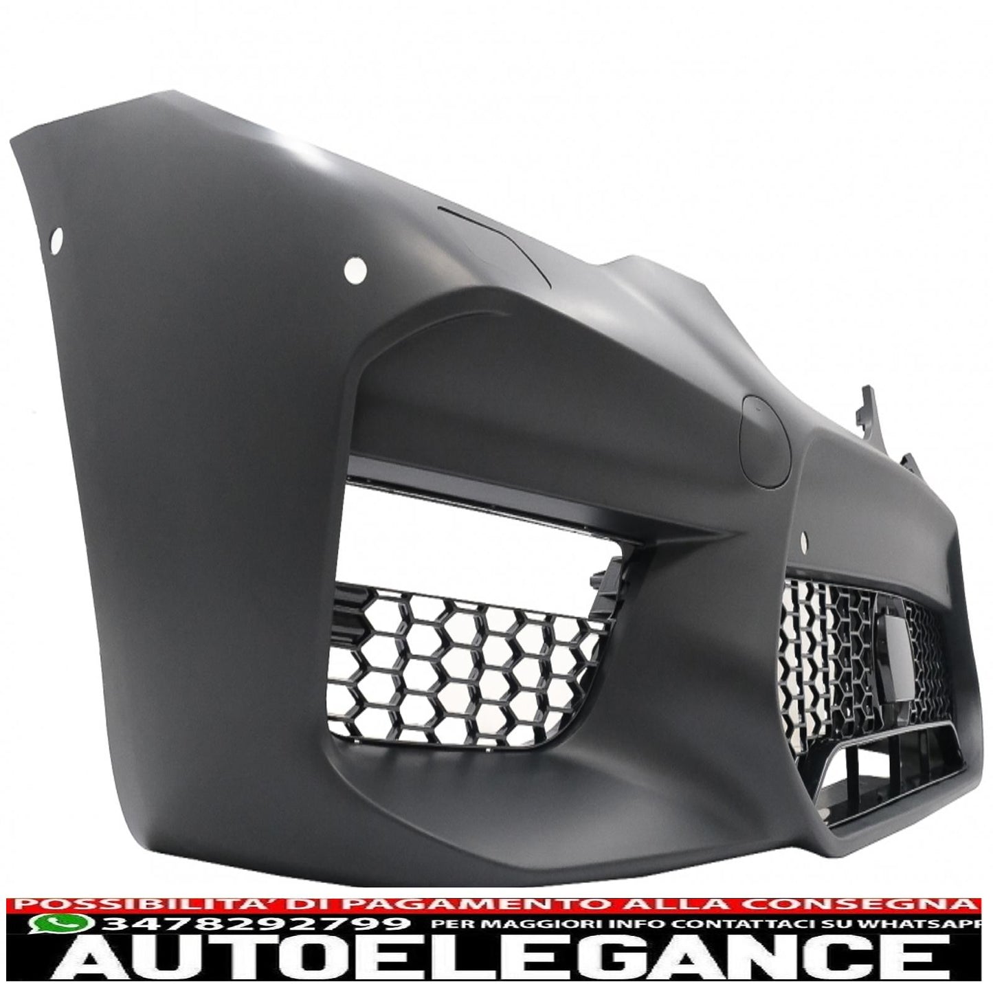 front bumper suitable for bmw 5 series g30 g31 (2017-2019) m5 sport design with acc 