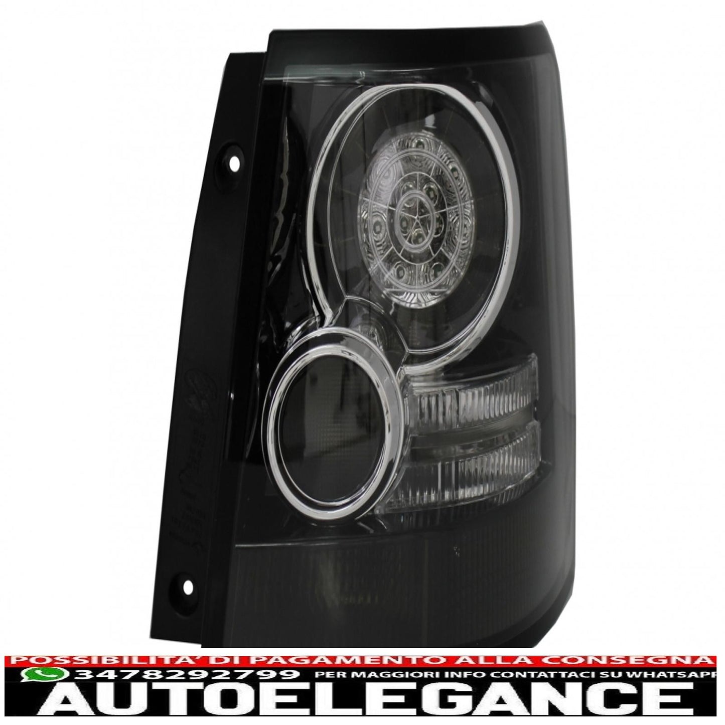 led rear lights suitable for range rover sport l320 (2005-2013) restyling autobiography design black