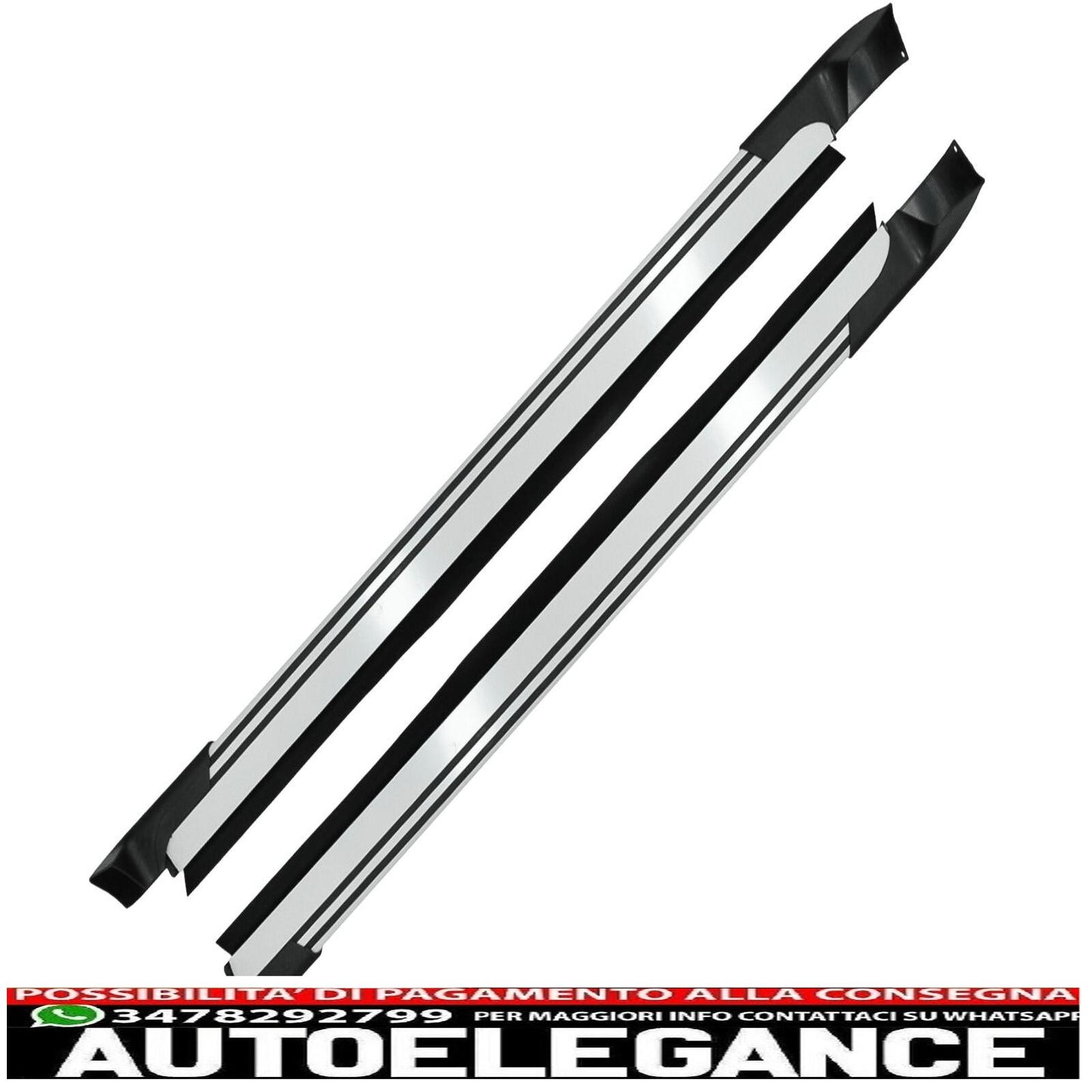 Running Boards Steps for Toyota RAV4 XA40 13-18 Dusty White 