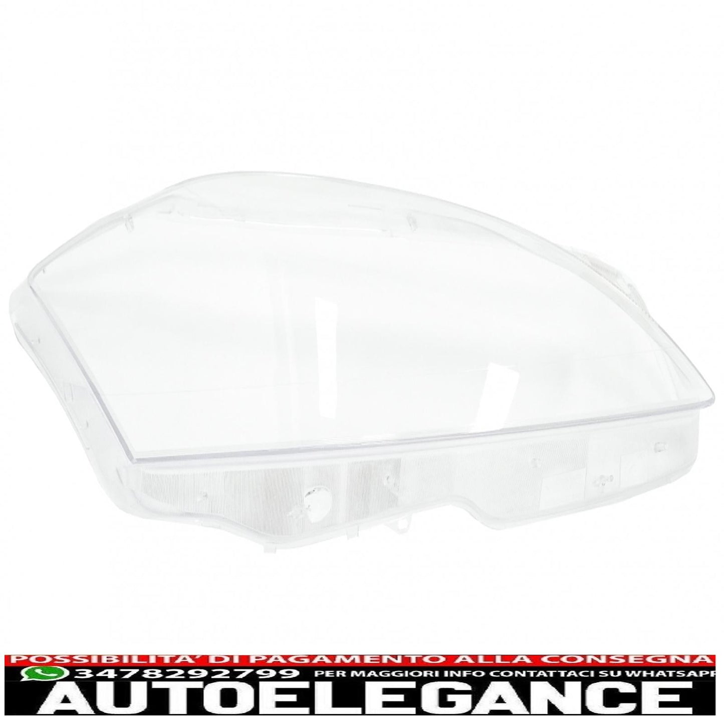headlight lenses suitable for mercedes s class w221 restyling (2010-2013) clear 