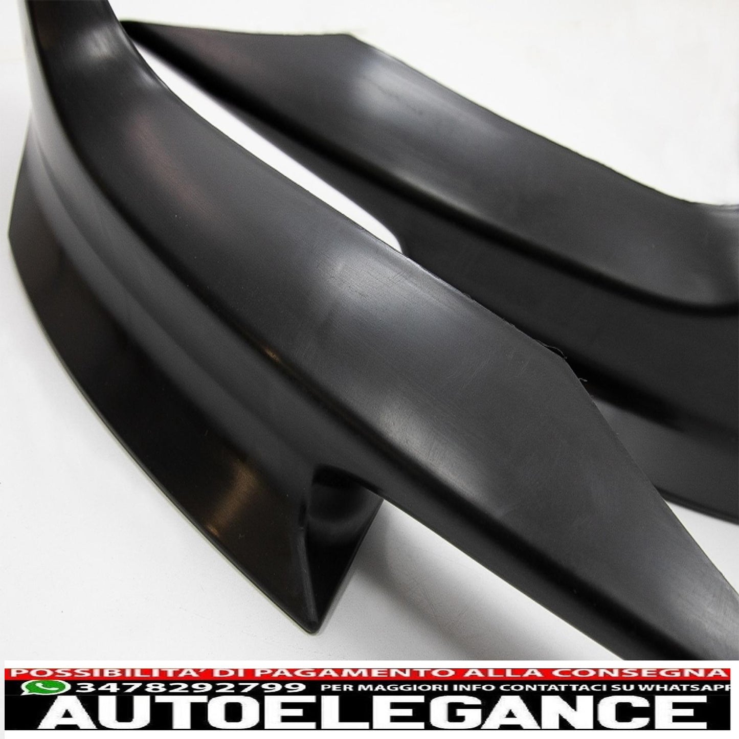 Front bumper splitter spoiler suitable for bmw 3 series e92 (2006-2010) m-tech design