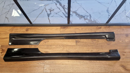 SKIRTS SUITABLE FOR ALFA ROMEO 147 3 DOORS LOOK TUNING DESIGN GLOSSY BLACK 