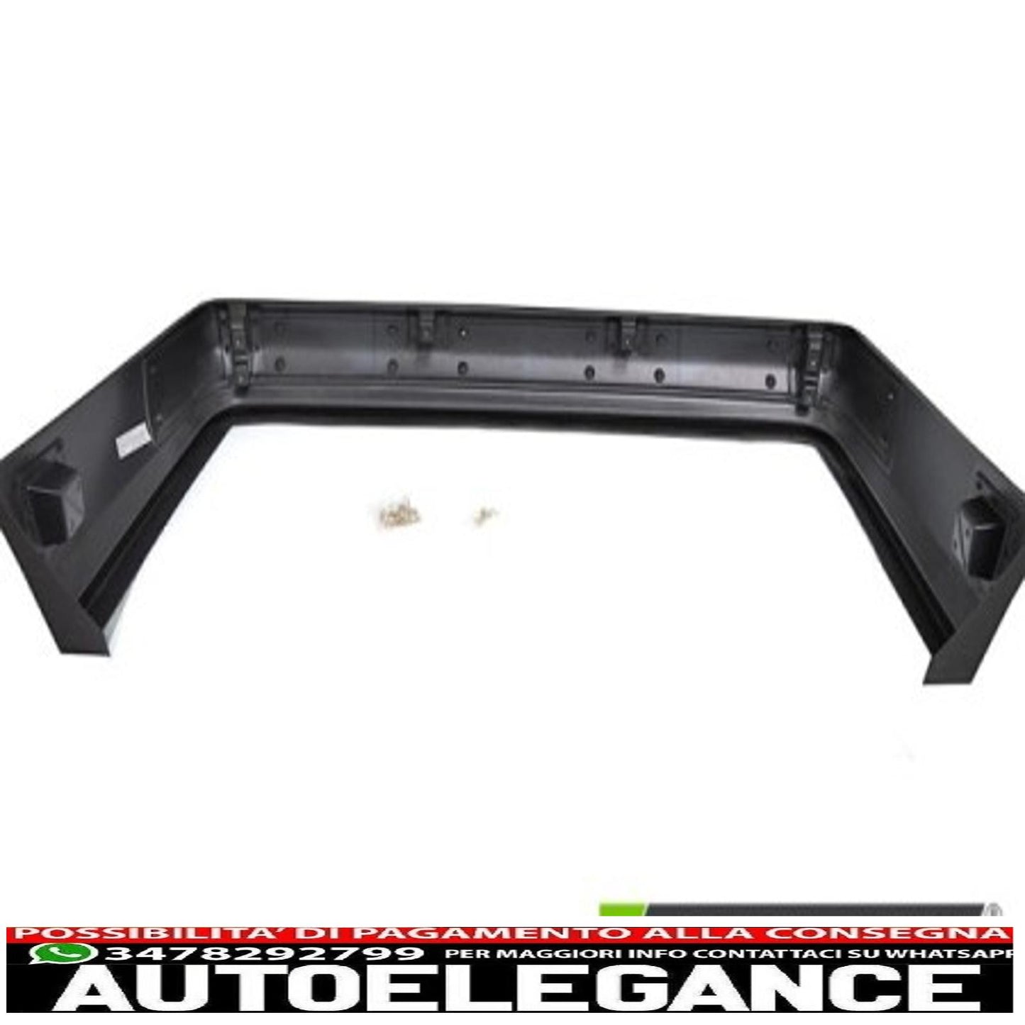Sport style rear bumper for mercedes w124 2d/4d 85-93
