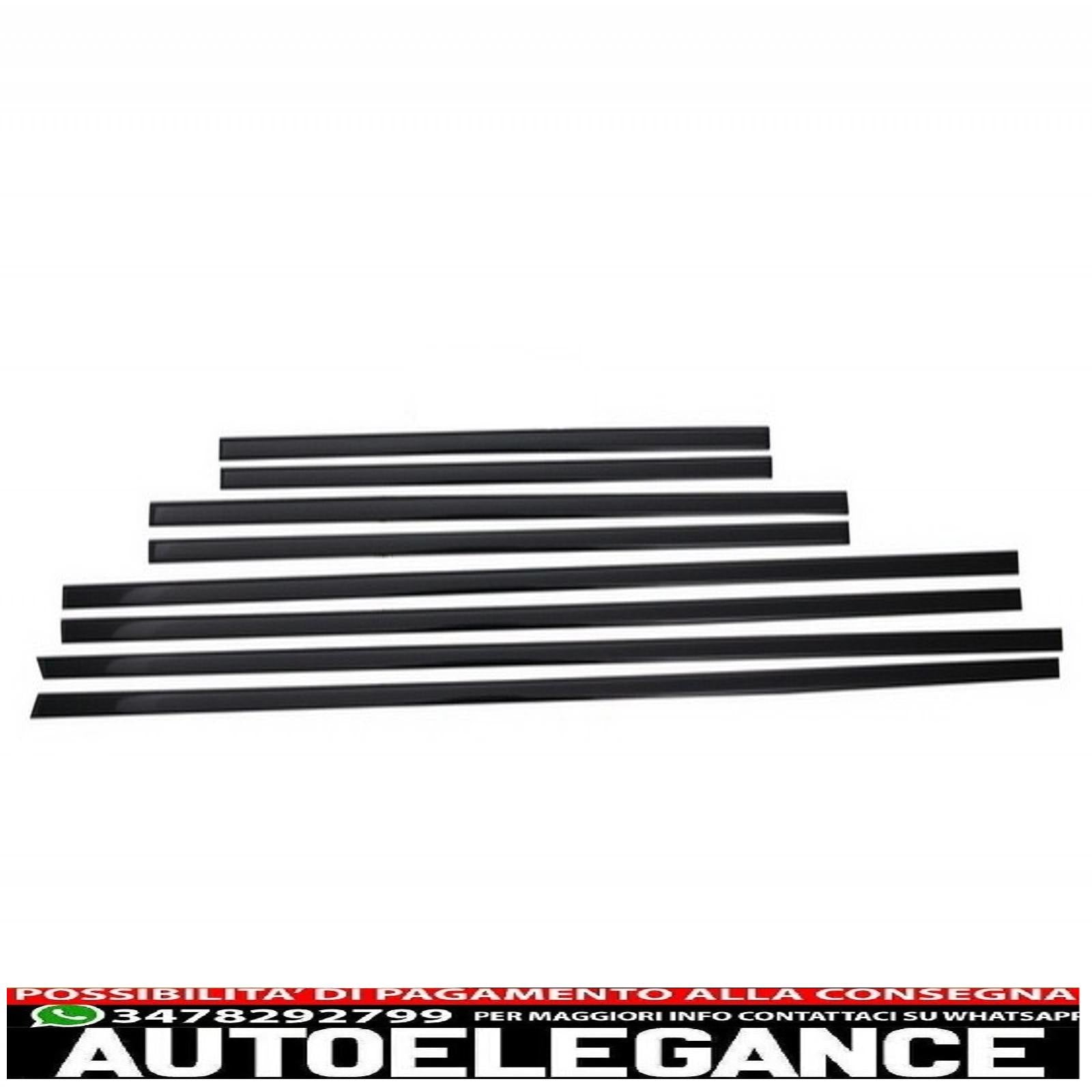 aggiungi strisce modanature porte con decalcomanie laterali adesivo in vinile nero opaco e luci di svolta adatte per mercedes classe g w463 (1989-2015) AUTOELEGANCERICAMBI