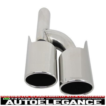 Exhaust muffler tips suitable for mercedes c class e class s class cls sl slk w204 w211 w221 w219 e63 c63 design