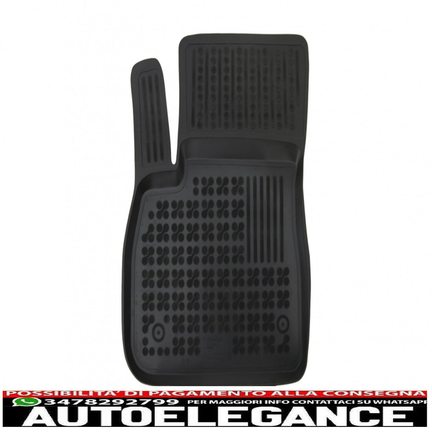 Black rubber mat suitable for opel insignia 2017 -