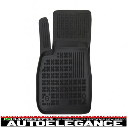 Black rubber mat suitable for opel insignia 2017 -