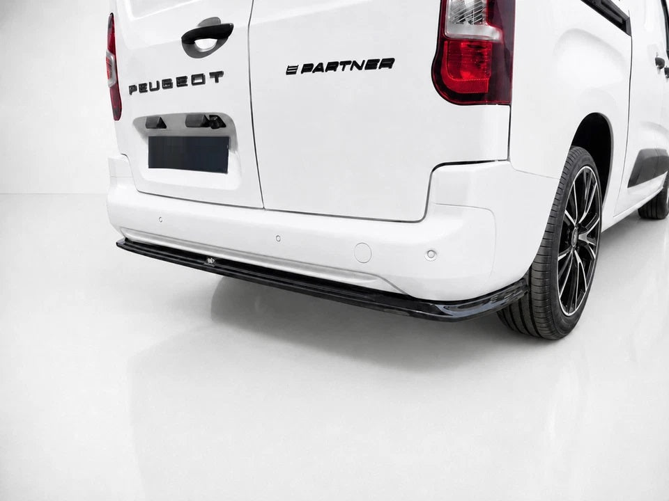 👉Diffusore Posteriore CitroenBerlingo L2/PeugeotPartner L2MK3 ABS Nero Lucido👈