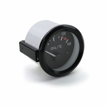 Additional instrument oil temperature indicator 52mm youngtimer classic black