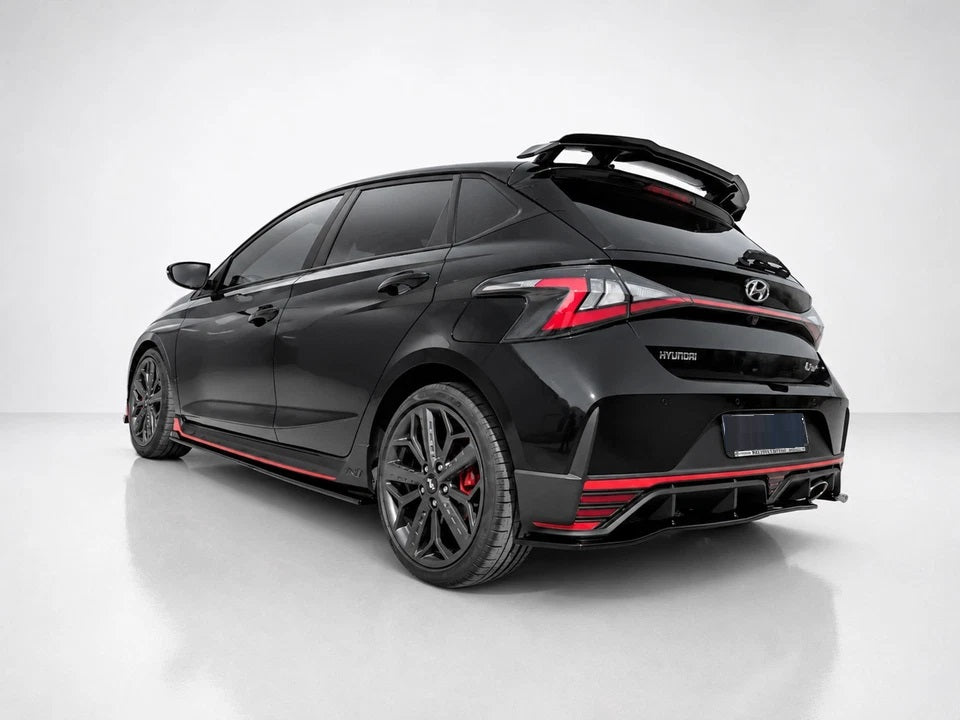 👉Splitter Posteriore Estrattore Hyundai i20 N MK3 2020- Nero Lucido ABS👈