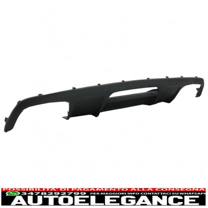 diffusore paraurti posteriore adatto per mercedes cls berlina w218 (2012-2017) solo per paraurti standard
