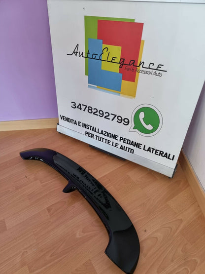 SPOILER ADATTO PER MINI COOPER R56 2005-2014 NERO LUCIDO LOOK SPORTIVO