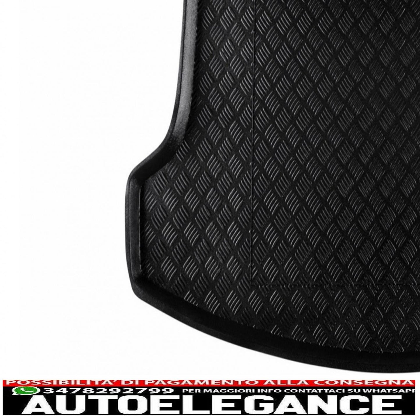 Non-slip boot mat suitable for Nissan Qashqai +2 i (2008-2013)