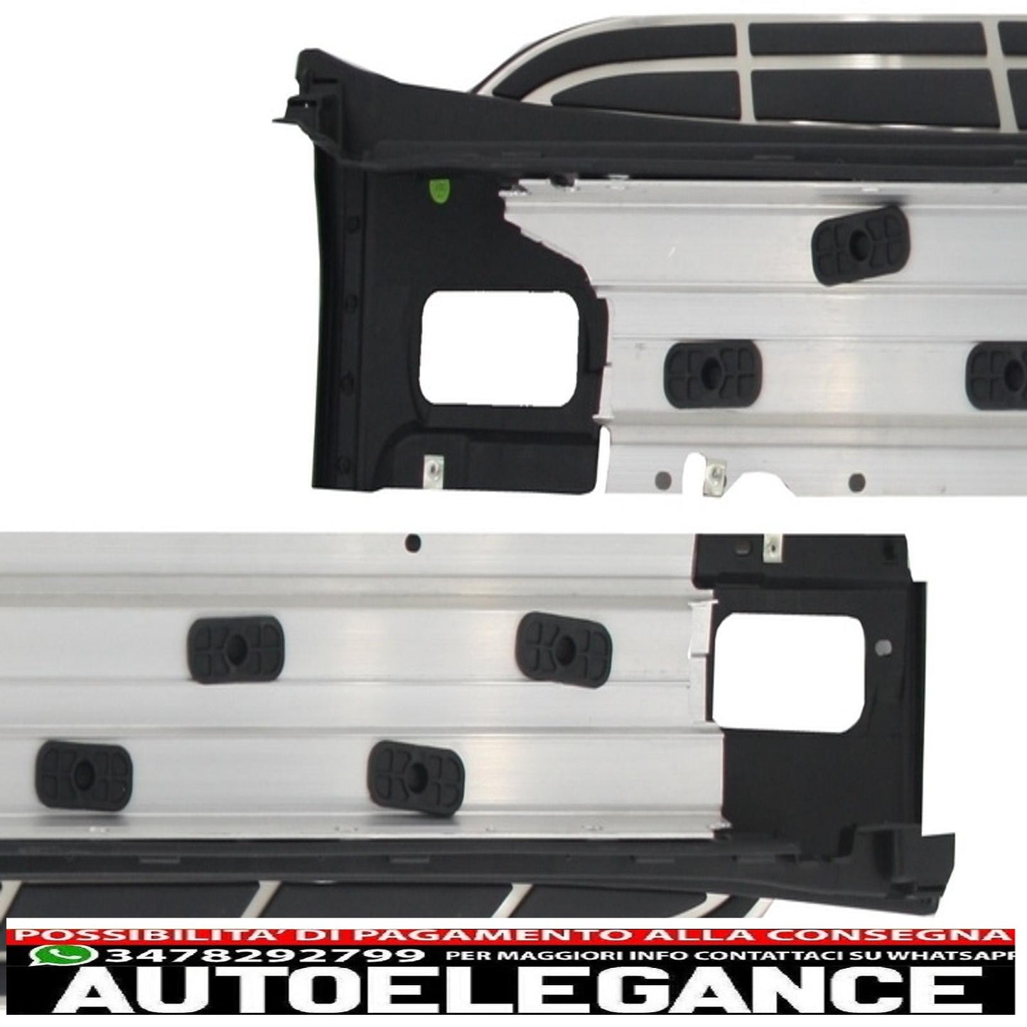 body kit skid plates bumper protectors with running boards side steps off-road suitable for porsche cayenne 958 (2010-2014) 
