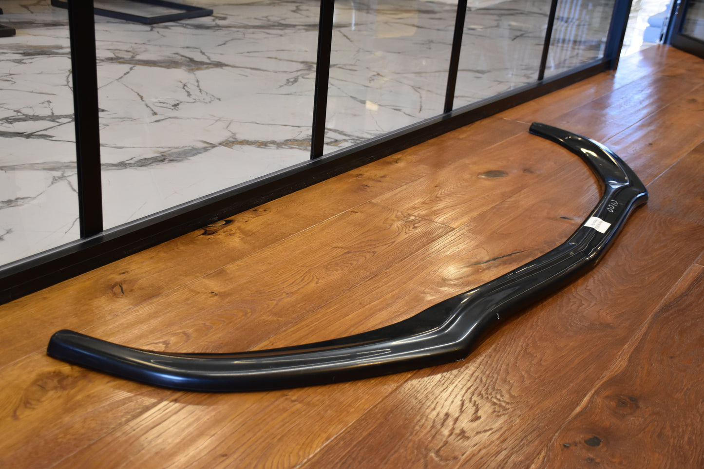 SPLITTER ADATTO PER MERCEDES CLASSE C W205 C205 2015-2018 LOOK C63 NERO LUCIDO