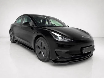 👉Splitter Anteriore V.2 adatto per Tesla Model 3 2017-2023 ABS Nero Lucido👈