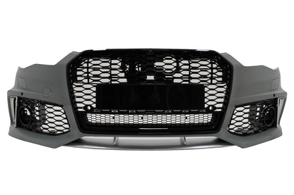 BUMPER FOR Audi A6 C7 4G Facelift 2015-2018 RS6 LOOK + RS6 QUATTRO LOOK GRILLE