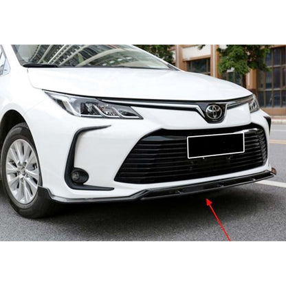 💕ART.1059 SPLITTER TOYOTA COROLLA XII 2020+ STANDARD NERO LUCIDO 3 PEZZI💕