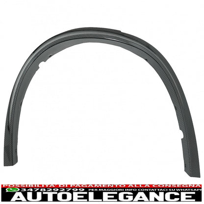parafanghi per passaruota con 32 clip in plastica per auto adatti per BMW X5 F15 (2014-2018) m-design m-sport carbon look