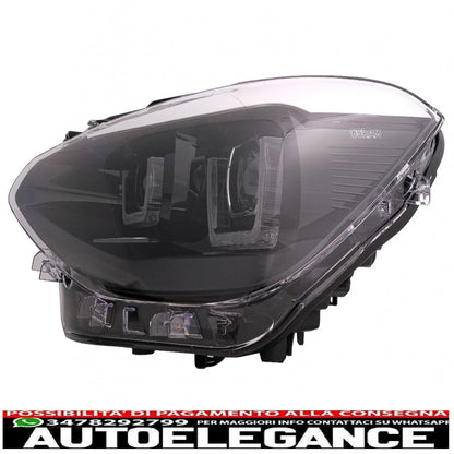 osram ledriving full led headlights suitable for bmw serie 1 f20 f21 (06.2011-03.2015) chrome 