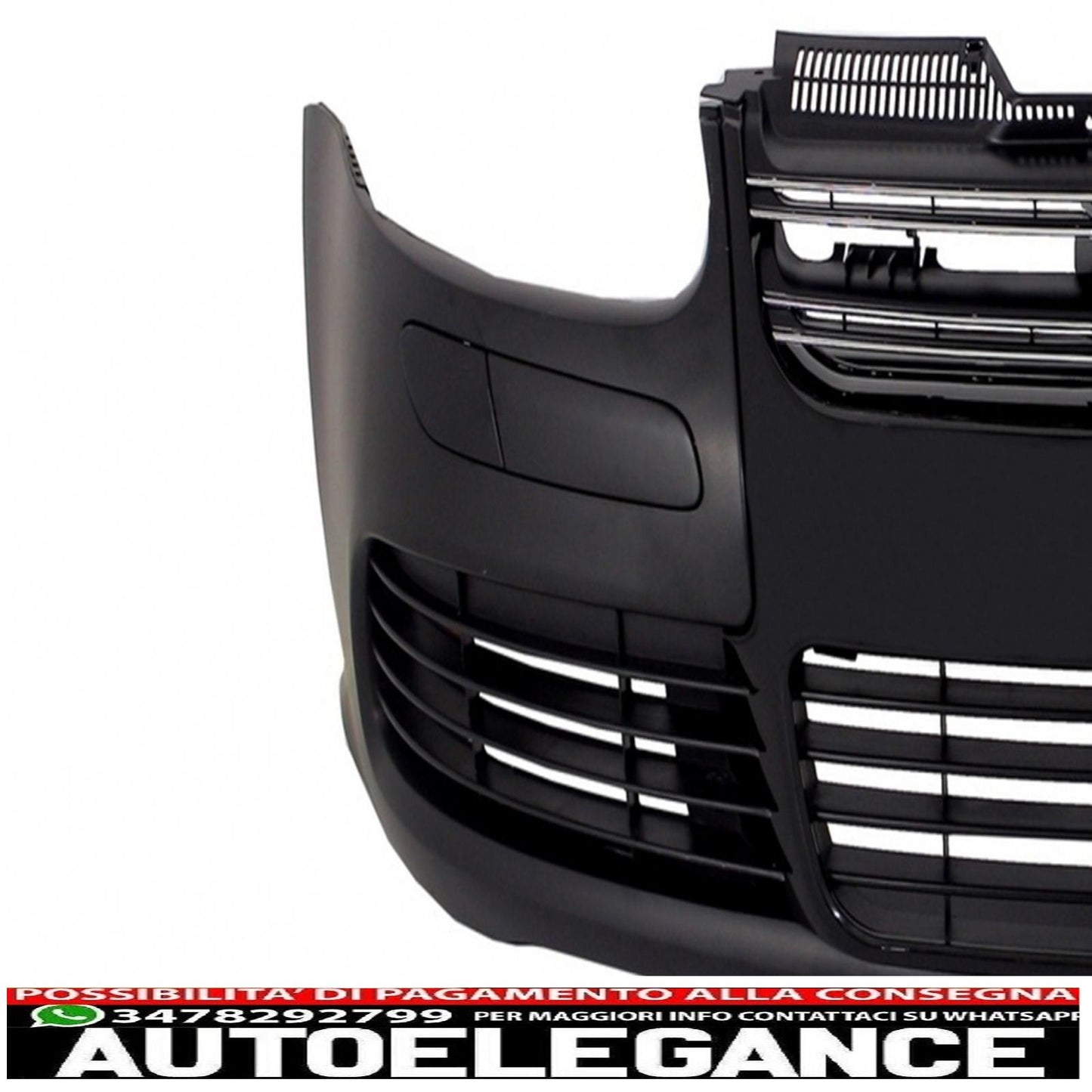 body kit suitable for vw golf 5 v r32 black gloss grille (2003-2007) with full exhaust system