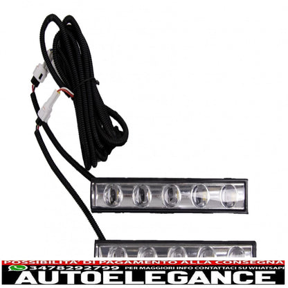 Chrome drl led daytime running lights suitable for mercedes g class w463 (1989-up) g65 design 