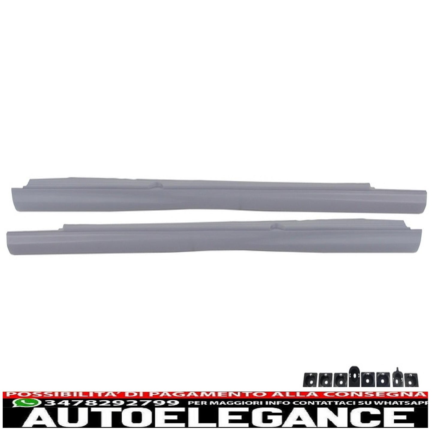 paraurti posteriore adatto per mercedes classe s w221 (2005-2010) design s65 con minigonne laterali versione corta