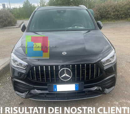 ART. 0449 GRIGLIA MERCEDES GLA H247 2020-2023 AMG LOOK GT CROMATA