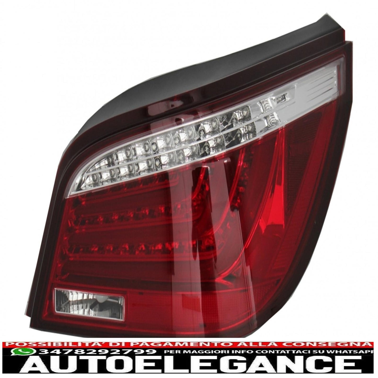 led rear lights suitable for bmw 5 series e60 (04.2003-03.2007) red white