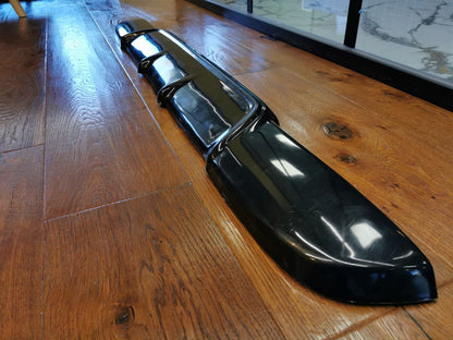 DIFFUSORE ADATTO PER SMART FORTWO 453 LOOK STANDARD NERO LUCIDO DESIGN SPORTIVO
