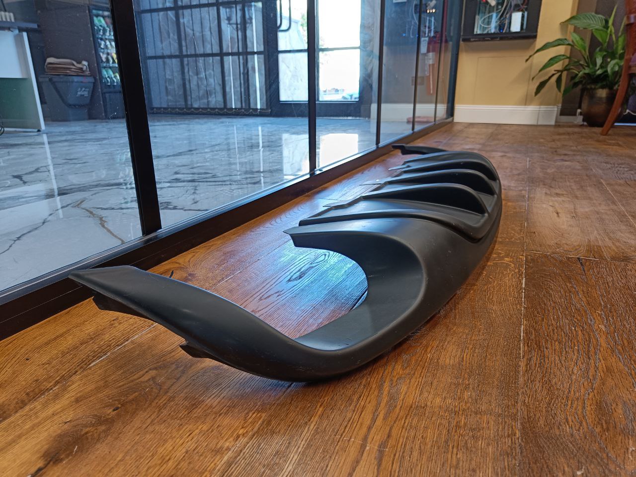 DIFFUSER SUITABLE FOR AUDI A5 2007-2011 SPORTBACK STANDARD 2+2 LOOK DTM RAW