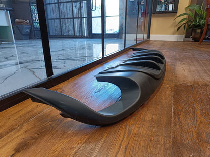 DIFFUSER SUITABLE FOR AUDI A5 2007-2011 SPORTBACK STANDARD 2+2 LOOK DTM RAW