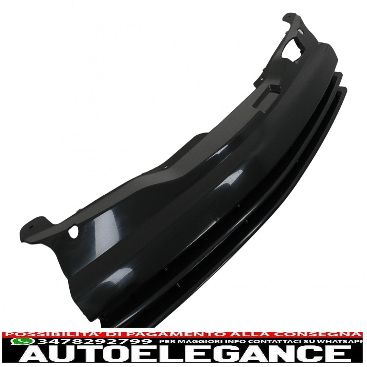 Sport front grille without badge suitable for opel astra h combi limousine 5 doors hatchback (2004-10.2006) piano black 