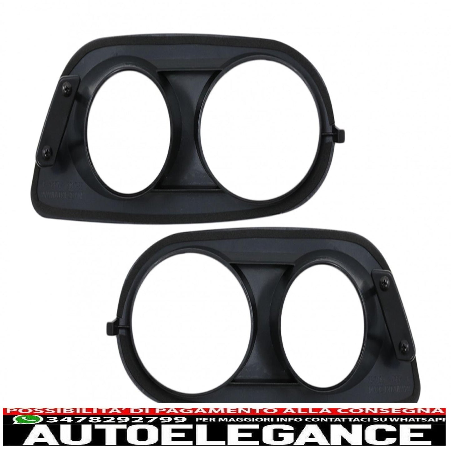 Cover porta fendinebbia adatte per bmw serie 3 e46 (1998-2005) m-technik design AUTOELEGANCERICAMBI