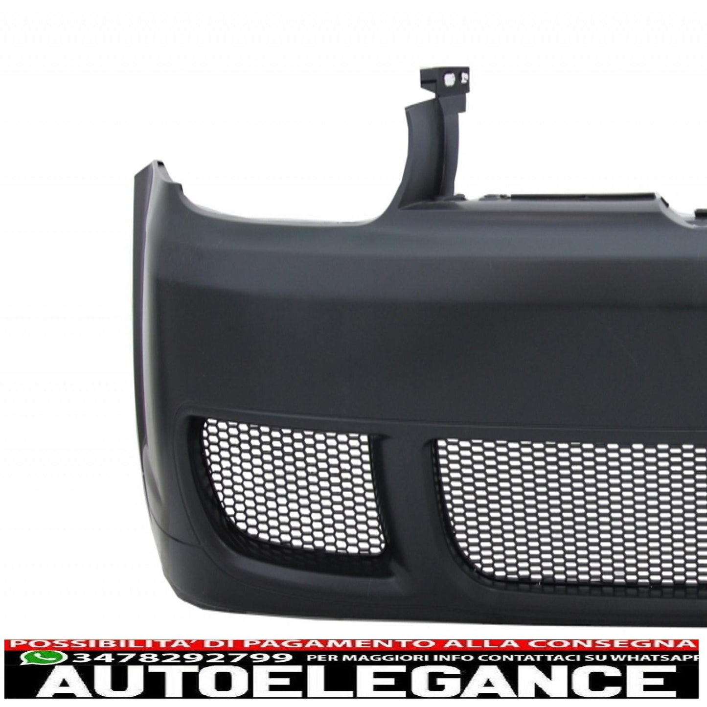 paraurti anteriore con fari neri adatto per vw golf iv 4 mk4 (10.1997-09.2003) look r32